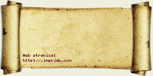 Anđela Kicužić vizit kartica